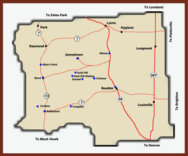 Boulder County Map
